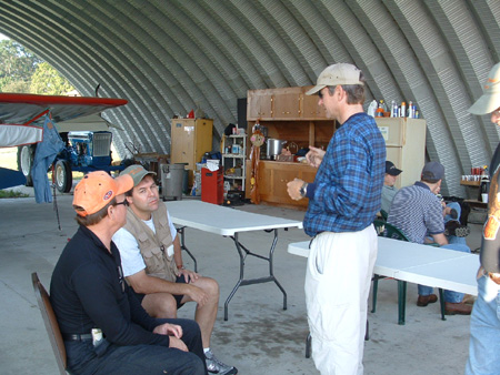 Rhodes Field breakfast